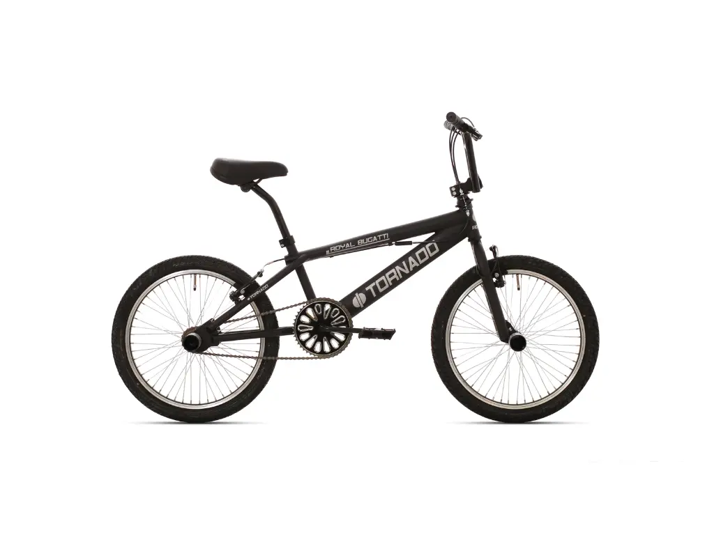 Freestyle BMX  Mat zwart - Zwarte banden