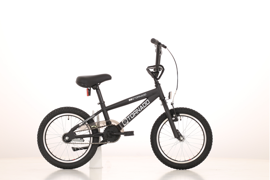 Tornado Crossfiets 16 inch - Mat zwart