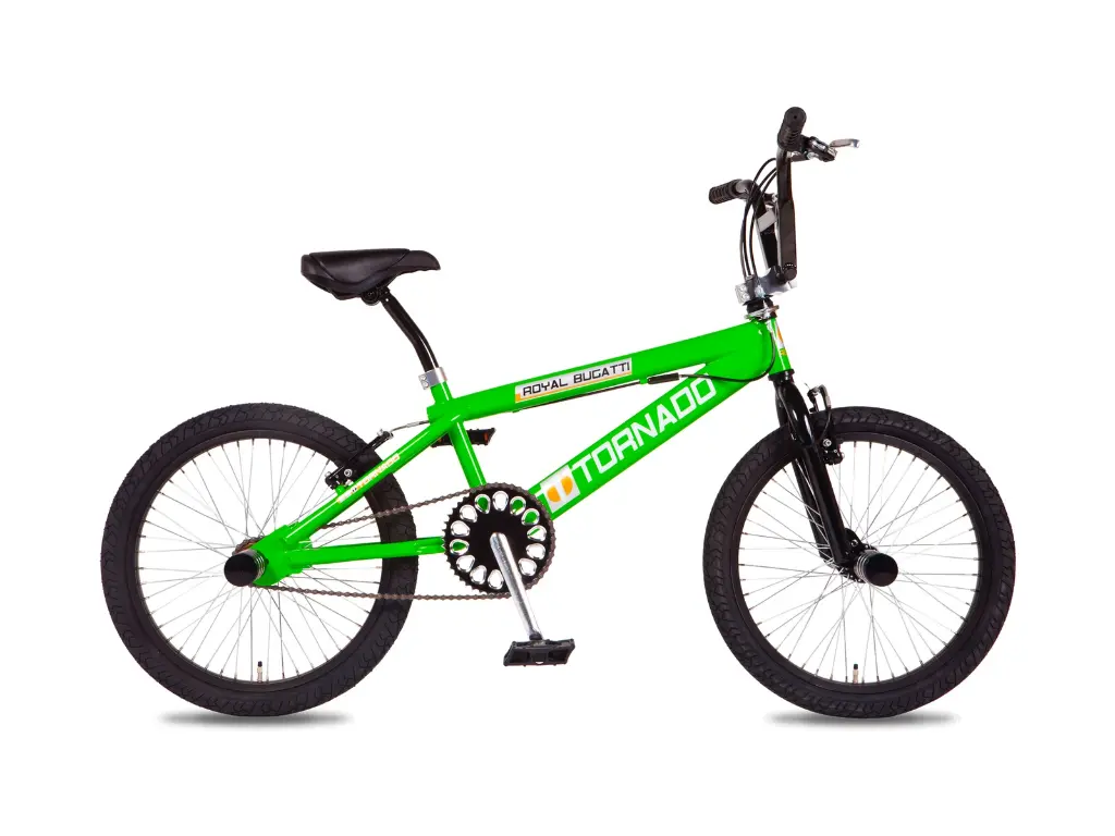 Freestyle BMX Groen - Zwarte banden