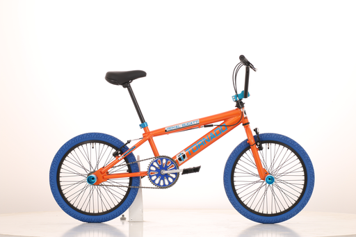 [Freestyle-28] Freestyle BMX Oranje - Blauwe banden