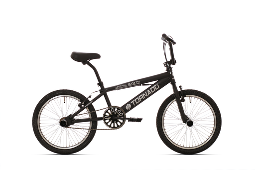 [Freestyle-32] Freestyle BMX  Mat zwart - Zwarte banden