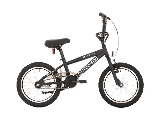 [Crossfiets-163] Tornado Crossfiets 16 inch - Mat zwart