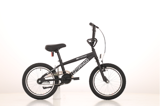 [Crossfiets-163] Tornado Crossfiets 16 inch - Mat zwart
