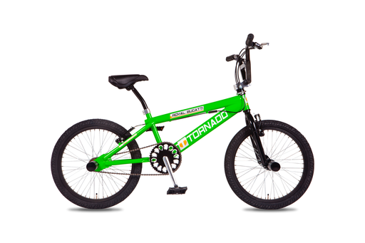 [Freestyle-13] Freestyle BMX Groen - Zwarte banden